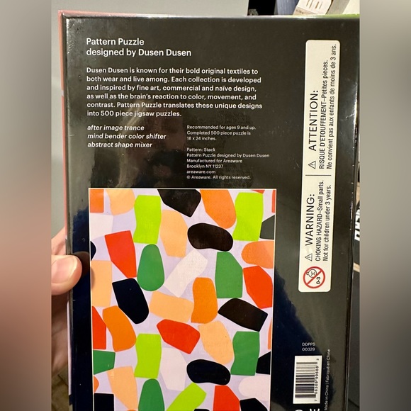 NWT Designer Pattern 500pc Puzzle Age 9+ - Picture 3 of 4